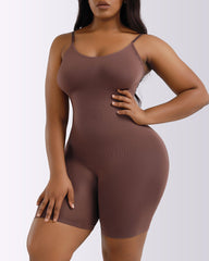 Tummy Control Bodysuit Mid Thigh Butt Lifter Body Shaper Shorts