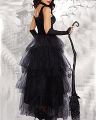Witch Costume Set Carnival Party Game Cosplay Dress