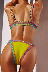 Handmade Crochet Reversible Triangle Bikini Bottoms