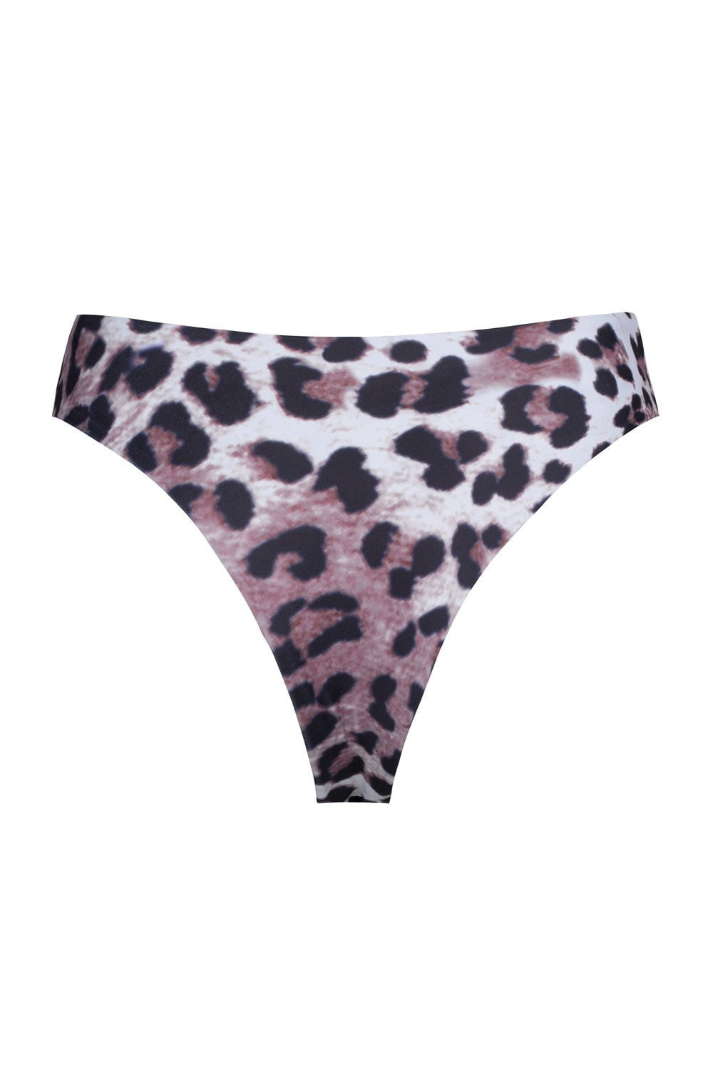 Leopard High Cut Bikini Bottoms