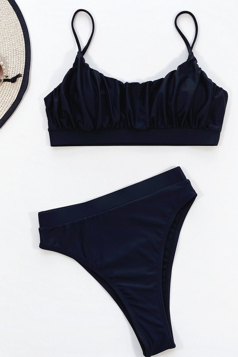 Black High Waisted Bikini Bottoms
