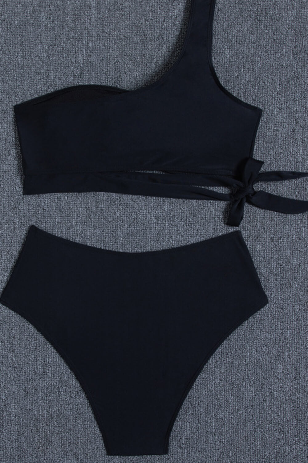 Black High-Waist Bikini Bottoms