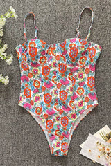 Spring Floral Underwired One Piece Swimsuit