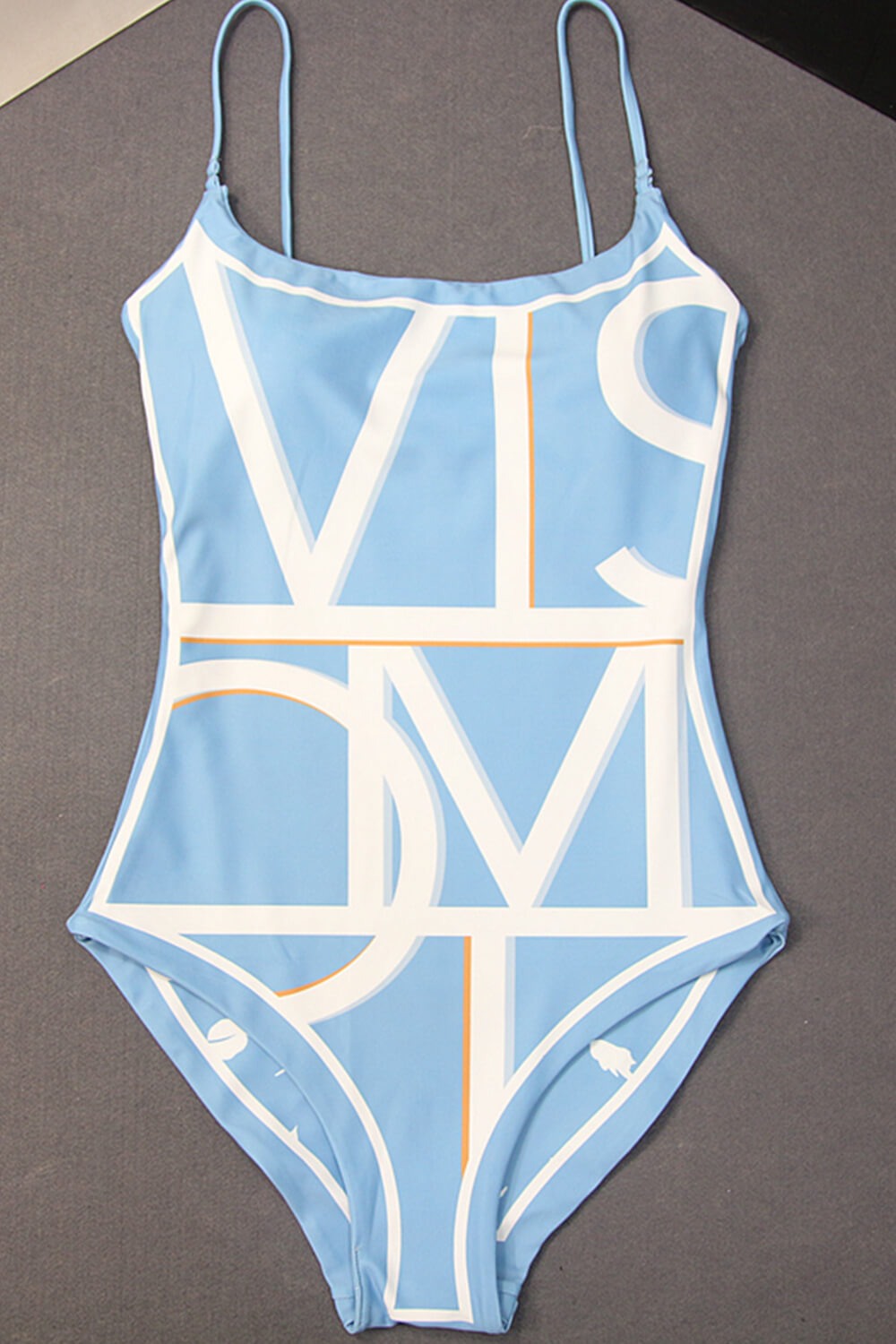 Vintage Floral Print Reversible Tie-Shoulder One Piece Swimsuit